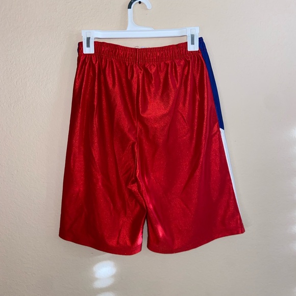 Wrestling street wear stretch shorts striped athletic fitness outdoor bottoms - Picture 7 of 9